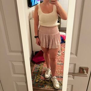 Baby Pink Koch Shorts